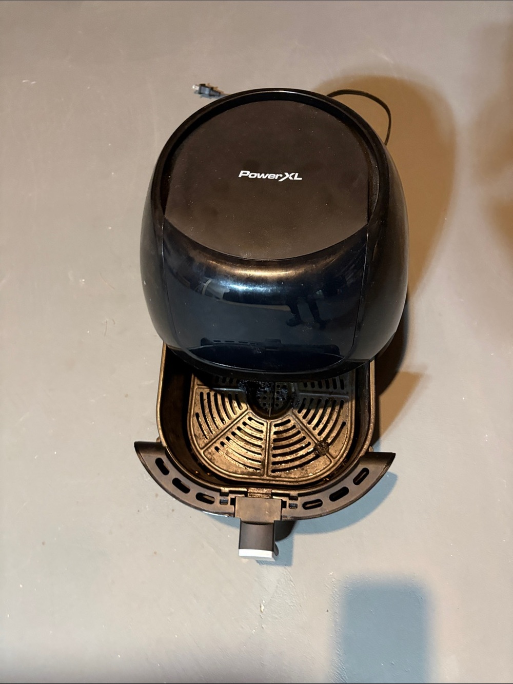 Black Air Fryer Oven Basket – Compact Home Kitchen Cookware